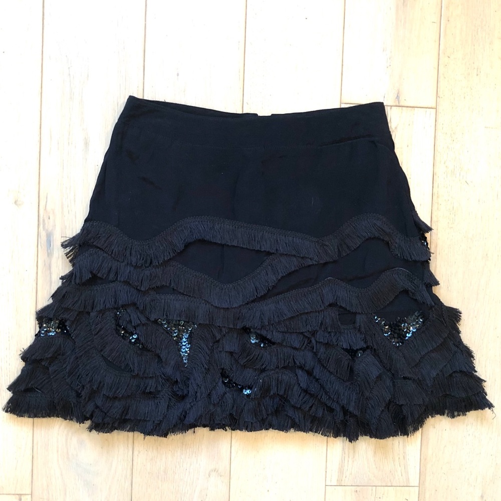 Black A Line Skirt by Religion